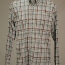 Faconnable Blue w/ Purple and Green Plaid Shirt L