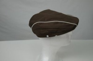 NWT Original Penguin Cabbie Hat Brown w/ White Ivy Cap