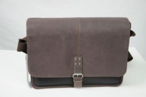 NWT Perry Ellis Messenger Bag Genuine Leather Portfolio