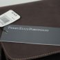 NWT Perry Ellis Messenger Bag Genuine Leather Portfolio