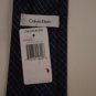 Calvin Klein Tie - Blue w/ silver, navy Stripes - NWT