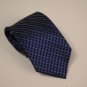 Calvin Klein Tie - Blue w/ silver, navy Stripes - NWT