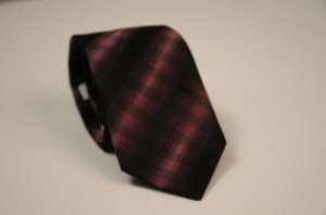 DKNY Tie - Black w/ Pink Stripe - NWT