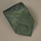 Nautica Tie - Green w/ biege, blue Paisley - NWT