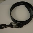 NWT Fossil Size 32 Genuine Leather Black Belt