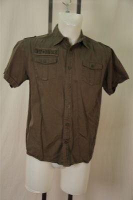 Point Zero Green Button Down XL