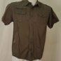 Point Zero Green Button Down XL