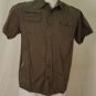Point Zero Green Button Down XL