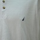 New Henley White Nautica Sleep Shirt Size Large