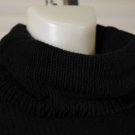 New Wide Knit Black Cotton Turtle Neck Nine West Dress