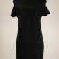 New Wide Knit Black Cotton Turtle Neck Nine West Dress