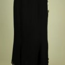 New NWT KM Collections By Milla Bell Long Black Skirt 8