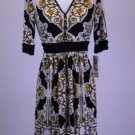 New London Times Size 4 Spandex 3/4 Sleeve dress