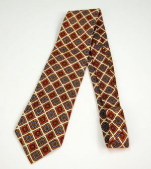 Multi-Color 100% Silk Tie