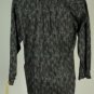 Perry Ellis Black Geometric Shape 100% Cotton Shirt M