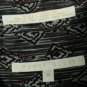 Perry Ellis Black Geometric Shape 100% Cotton Shirt M