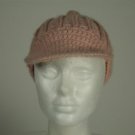 Cute Pink Brimmed Beanie Light Pink Super Cute