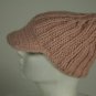 Cute Pink Brimmed Beanie Light Pink Super Cute