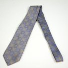 Purple and Silver Anselmo Dionisio 100% Silk Tie