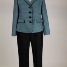 New Suit Studio Black and Blue Suit Size 10