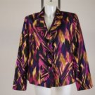 NWOT Suit Studio Blazer Multi-Color Size 18