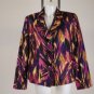 NWOT Suit Studio Blazer Multi-Color Size 18