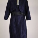 New Jones New York Navy Blue Dress Suit Size 12
