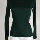 NWOT J Crew Fitted Tee Dark Green Long Sleeve Shirt Size XS