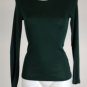 NWOT J Crew Fitted Tee Dark Green Long Sleeve Shirt Size XS