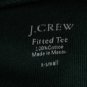NWOT J Crew Fitted Tee Dark Green Long Sleeve Shirt Size XS