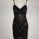 NWOT Sue Wong Black Beaded Dress Size 6