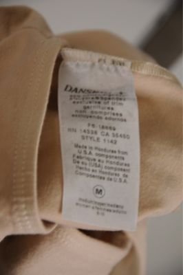 New Nude Medium Danskin Leotard Camisole