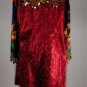 Drew Carey Show Mimi Bobeck Kathy Kinney Bright Red Tinsel Clown Dress COA