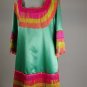 Drew Carey Show Mimi Bobeck Dress Kathy Kinney Bright Color Tasel Dress w/ COA
