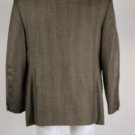 Hand Tailored 100% Wool Plaid Tweed Brown Sports Coat 4