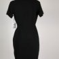 New Calvin Klein Cute Black Wrap Dress Size 8