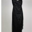 New R and M Richards Black Sparkle Dress Size 10