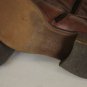 NWOB Spiral Brown Leather Chopper Biker Riding Ankle Boots Size EU 39