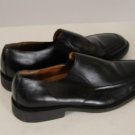 NWOB Black Slip On Leather Dress Shoes by Bass  10 1/2 M