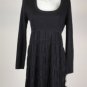 New Calvin Klein Heather Gray Knit Long Sleeve Dress Size Large L