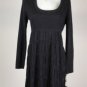 New Calvin Klein Heather Gray Knit Long Sleeve Dress Size Large L