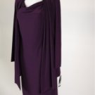 New Jones New York Purple Eggplant Dress Suit Outfit Si