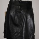 Cache Black Pencil High Waisted Leather Mini Skirt Size 10