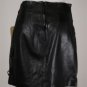 Cache Black Pencil High Waisted Leather Mini Skirt Size 10