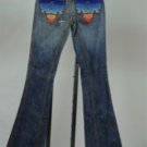 Antik Denim Mexican Embellished Jeans Size 0 - Waist 24"  