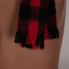 Hip Cute Lumberjack Plaid Fleece Scarf 