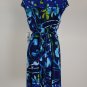 New Jones New York Multi Color Wrap Sun Dress Size 16