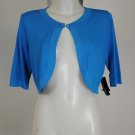 New Super Cute AGB Dress Blue Size 10 Blue 3/4 Sleeve Shrug