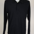 NWOT J Crew Long Sleeve Polo Rugby Shirt Size L 100% Cotton Navy Blue