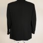 New Pierre Cardin 100% Wool Black Double Breasted Blazer Size 41R